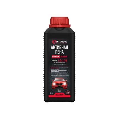 Піна активна PREMIUM STORM INTERTOOL 1 л, рожева, концентрат 1:5-1:10 для безконтактного миття