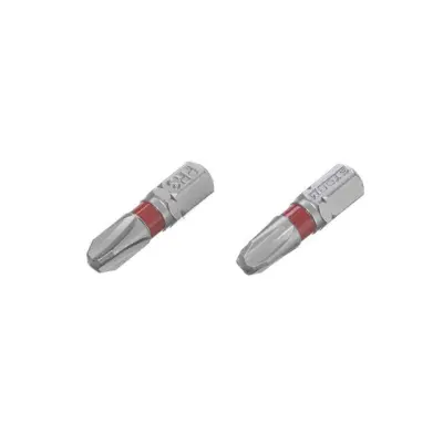 Комплект викруткових біт PH3 1/4″ × 25 мм, сталь S2, 2 шт., STORM