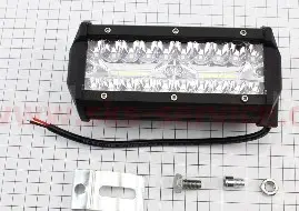 Фара дополнительная светодиодная влагозащитная 20+20 LED, 79×165 мм, с креплением, SUPER LIGHT